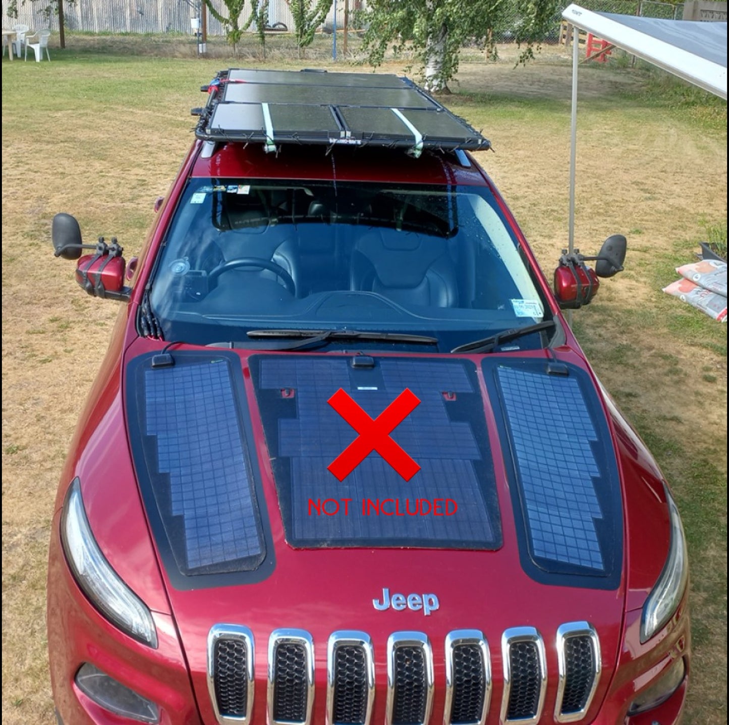 JEEP CHEROKEE ADD ON SIDE PANELS. 35watt x2