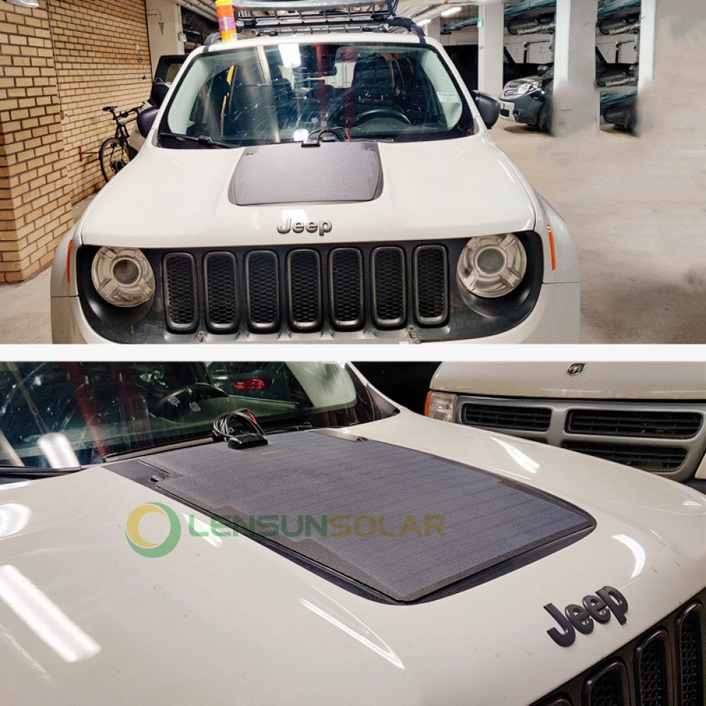 Jeep Renegade BU 45watt Solar Hood Panel (2014 to present)