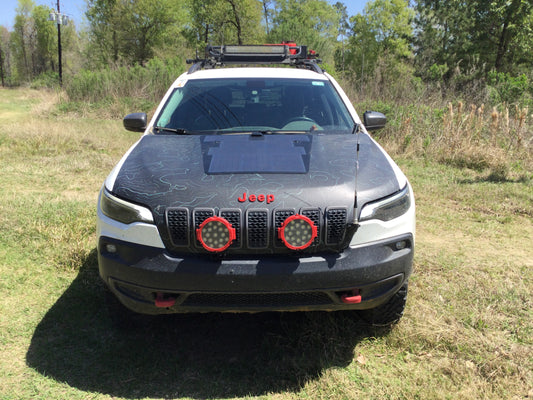 2014 to Present Jeep Cherokee KL 75watt Solar Hood Panel