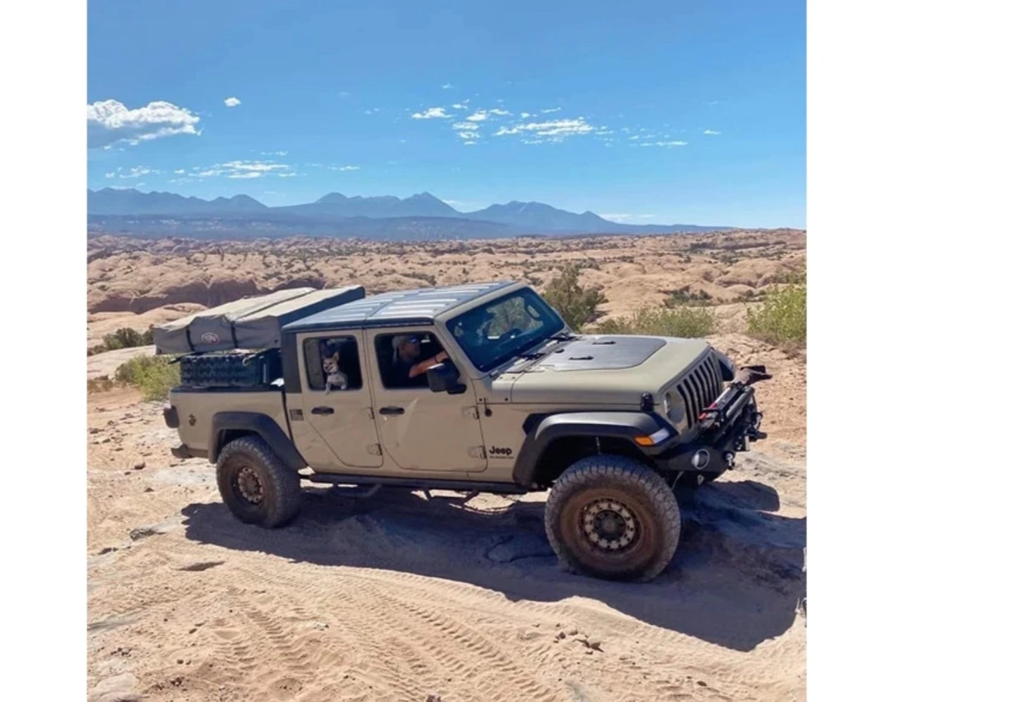 Jeep Wrangler JL and Gladiator TJ 90W 12V Hood Solar Panel