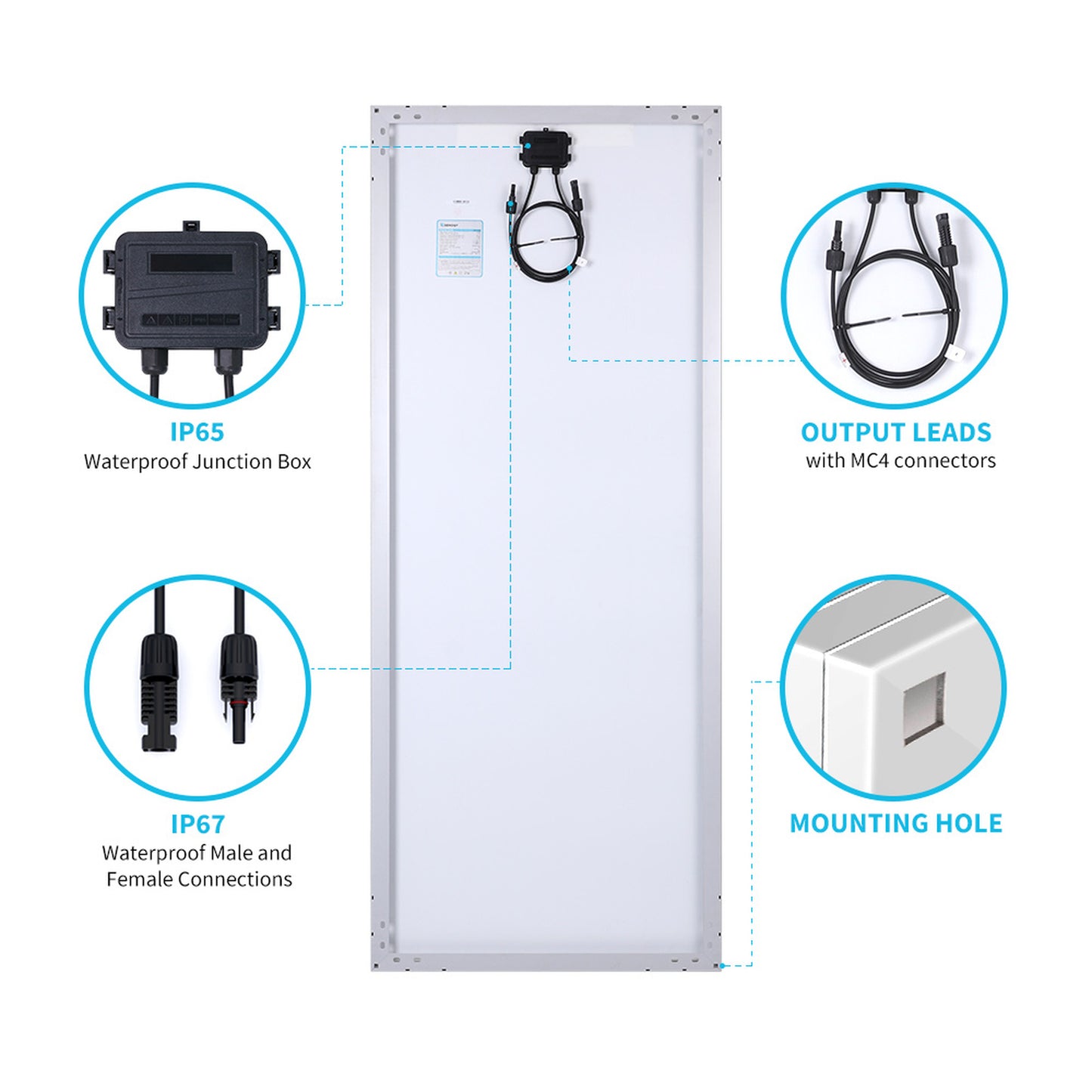 Renogy 200 Watt 12 Volt Monocrystalline Solar Panel