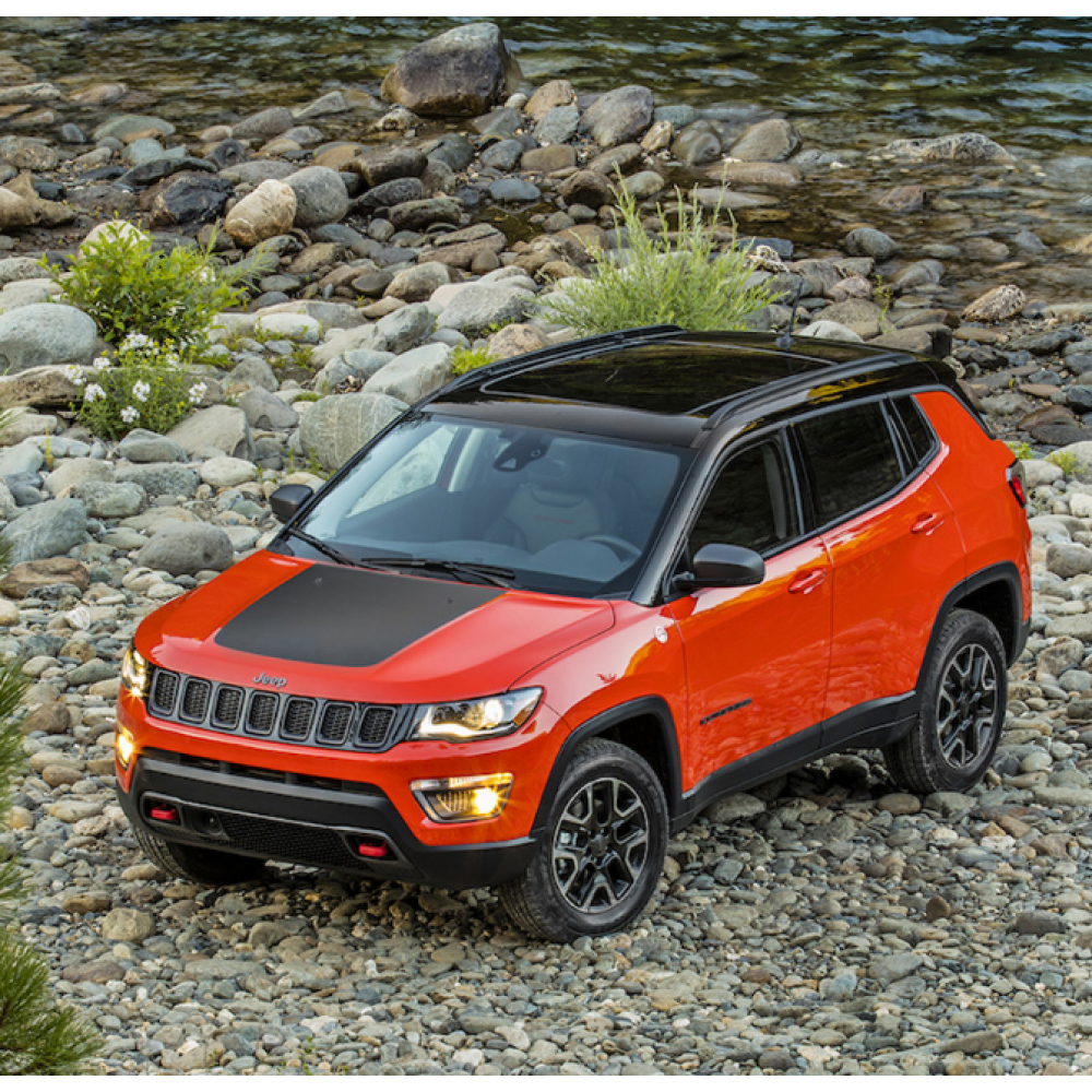 Jeep Compass 2nd Gen (2018-present) 65W Hood Solar Panel
